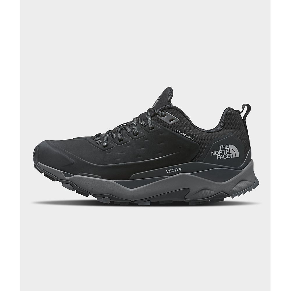 The North Face Hiking Shoes Mens Australia - The North Face Vectiv Exploris Futurelight™ Leather Bla